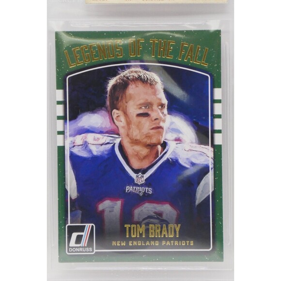 2016 Donruss Legends of the Fall #5 Tom Brady Patriots🔥Beckett 9.5 GEM🔥LOW POP - Picture 2 of 6